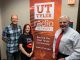 East Texas Crisis Center Special Events Coordinator Jeremy Flowers (left)and Clinical Director Ana Barnson with New Director Mike Landess.